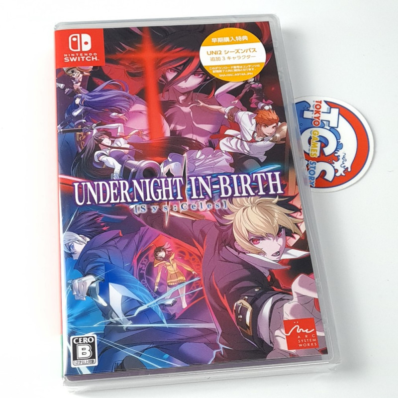 Under Night In-Birth II Sys:Celes Switch Japan Fighting Game In Multi-Language New