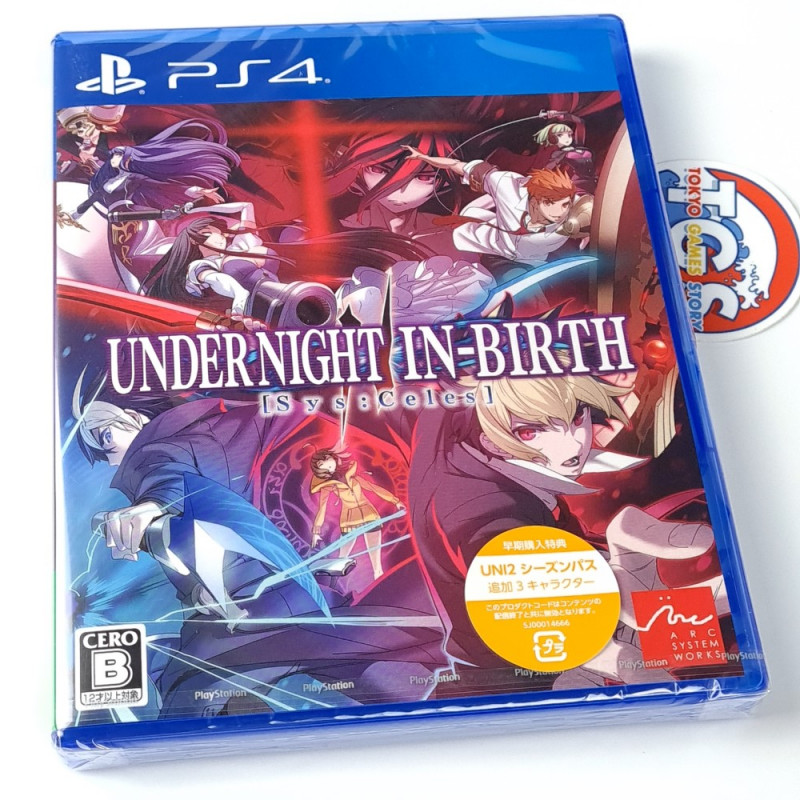 Under Night In-Birth II Sys:Celes PS4 Japan Fighting Game In Multi-Language New
