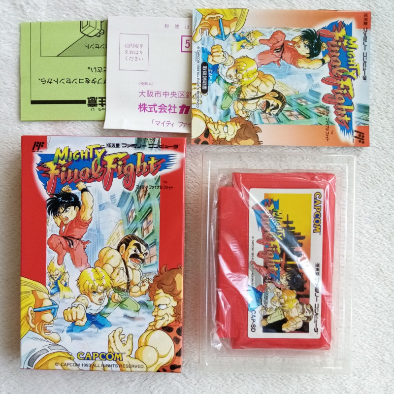 Mighty Final Fight Famicom (Nintendo FC) Japan Ver. NEW/NEUF Beat'em All Capcom 1993 CAP-SD