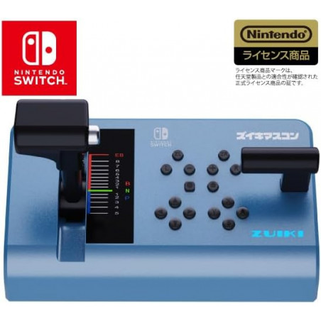Densha De Go!! One Handle Controller Nintendo Switch By Train ZUIKI Mascon Blue NEW