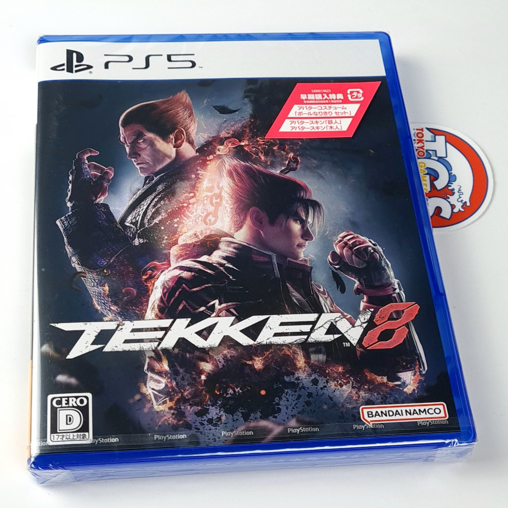 Tekken 8 PS5 Japan Edition (Game In ENGLISH) Factory Sealed New