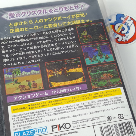 Stone Protectors Megadrive Japan Game NEW Piko/BlazePro 2024 Mega Drive