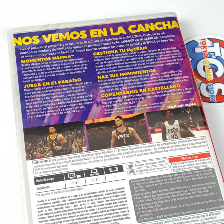 NBA 2K24 Kobe Bryant Edition Switch EU Game NEW (Multi-Languages/Basketball)