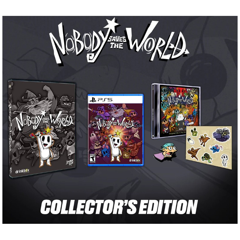 NOBODY SAVES THE WORLD Deluxe Edition PS5 Limited Run Games (Multi-language:EN-FR-DE-ES-IT..) New