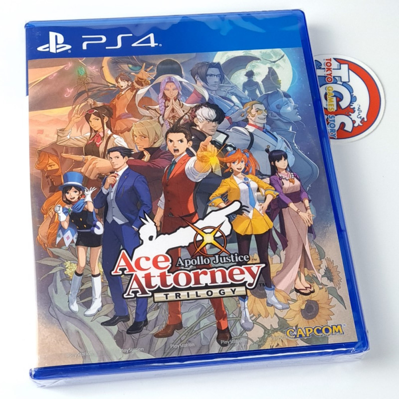Apollo Justice Ace Attorney Trilogy (Gyakuten Saiban 4 5 6) PS4 Multilanguage English Cover NEW