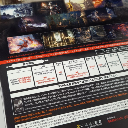 Dark Souls III The Fire Fades Edition PC-DVD Windows Japan NewSealed/Neuf Scellé