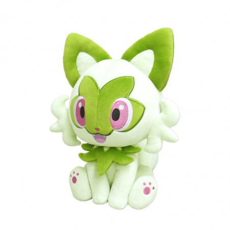 Sanei All Star collection Pokemon Potehagu Plush: Sprigatito/Poussacha Japan New Peluche