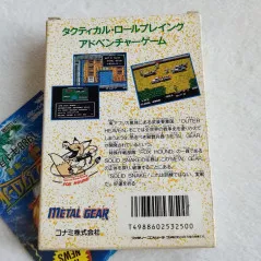 Metal Gear With Card Famicom (Nintendo FC) Japan Ver. TBE Action