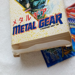 Metal Gear With Card Famicom (Nintendo FC) Japan Ver. TBE Action MGS Konami 1987 KDS-ME