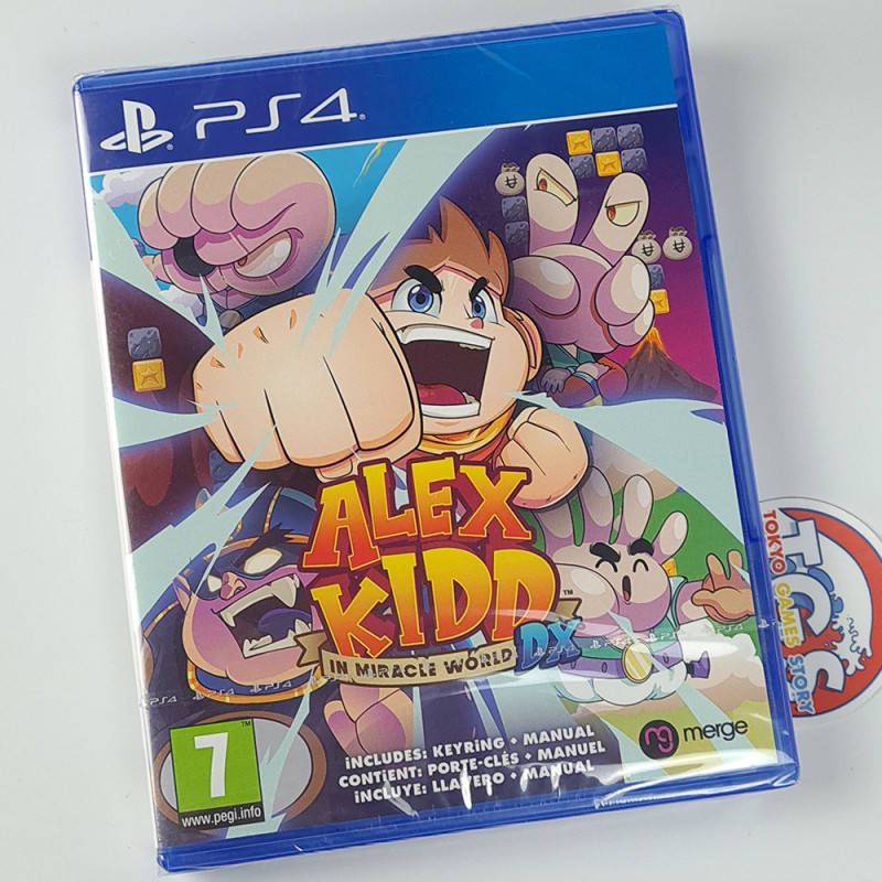 Alex Kidd In Miracle World DX PS4 EU Game In Multi-Language NEW Merge Platform Action