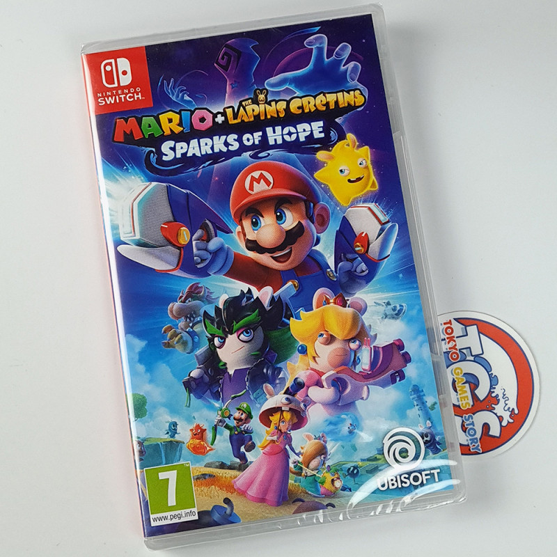 Mario + The Lapins Crétins Sparks Of Hope Switch FR Physical Game In EN-FR-DE-ES-IT NEW Ubisoft Strategy