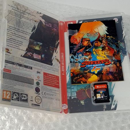 Streets of rage 4 +Mini Artbook Switch FR Physical Game In FR-EN-IT-DE-ES-PT