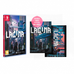 LACUNA +Poster SWITCH Red Art Games New (Multi-Language/Interactive Fiction Detective)