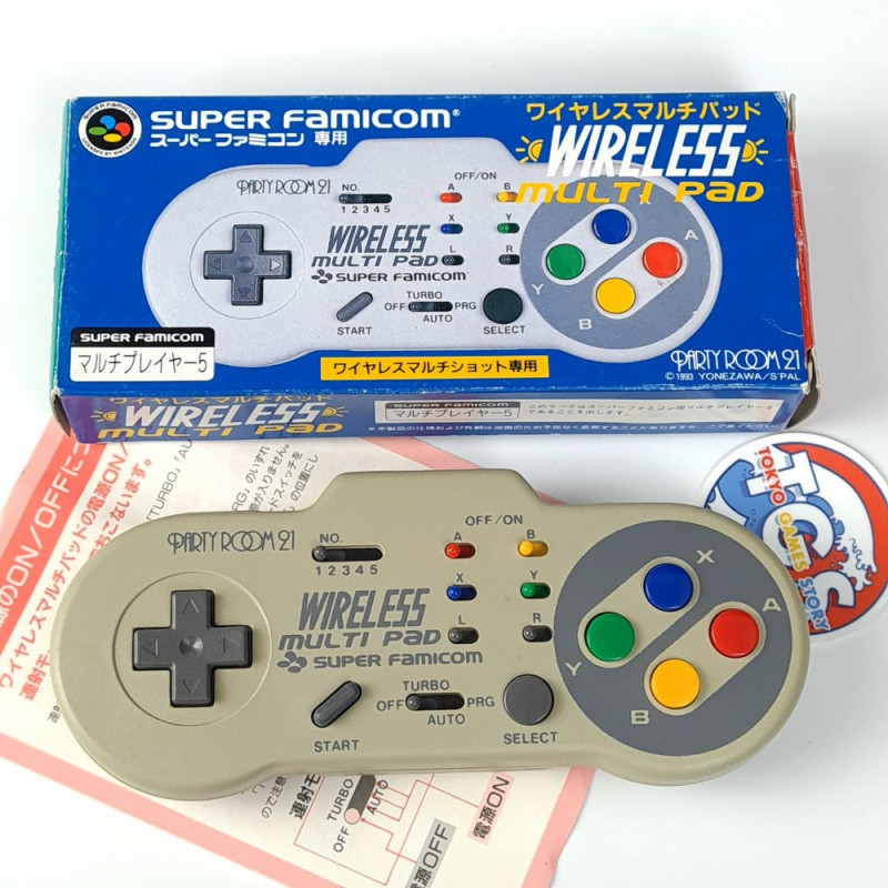 Wireless Multi Pad Controller Super Famicom Nintendo SFC Japan 1993 Manette