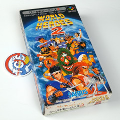 World Heroes 2 Super Famicom (Nintendo SFC) Japan Ver. Fighting SNK ADK Saurus 1994