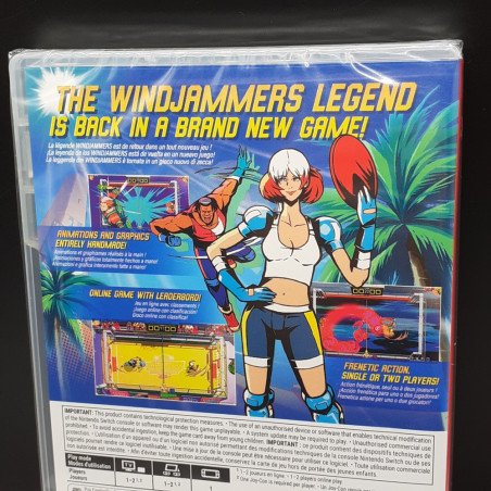 WINDJAMMERS 2 SWITCH Pix'n Love Games NEW (EN-FR-ES-DE-IT-PT-JP) FlyingPowerDisc