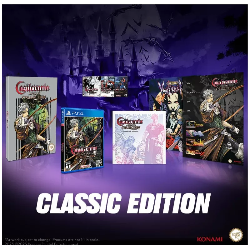Castlevania Advance Collection Classic Edition PS4 Limited Run Games New  (Dracula/Akumajou)
