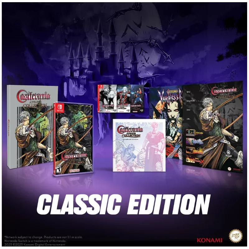 Castlevania Advance Collection Classic Edition Switch Limited Run 
