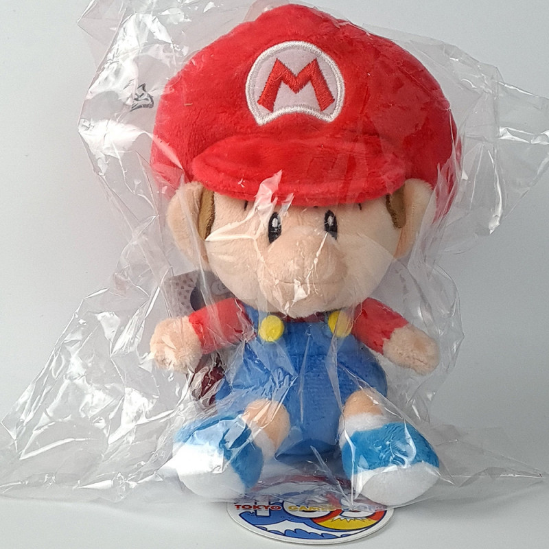 Super Mario Plush Peluche All Star Collection Baby Mario Japan New Sanei