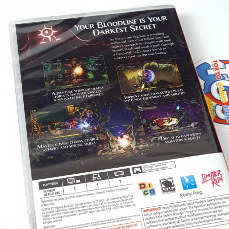 Sword of the Vagrant SWITCH US Games (Multi-Language/Action RPG) Limited Run New