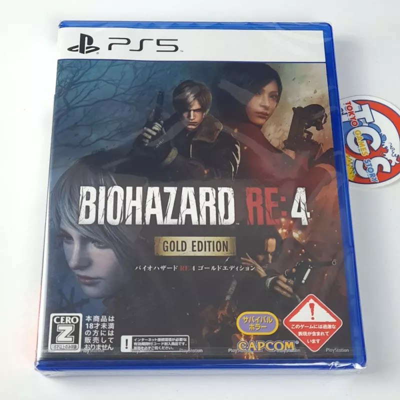 BioHazard RE: 4 [Gold Edition] PS5 Japan New (Multi-Language) Resident Evil  Capcom