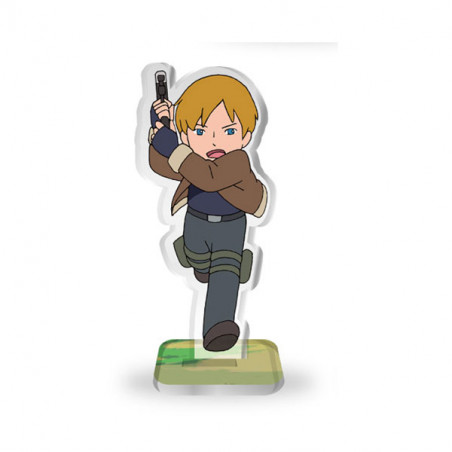 Biohazard Resident Evil 4: Leon Dash Masterpiece Theater Acrylic Stand Japan New