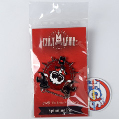 Cult Of The Lamb Spinning Pin: The Lamb Ver. Japan New Good Smile Devolver Broche Rotative