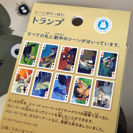 Princess Mononoke Trump Card Game (Jeu de Cartes) Ghibli/Ensky Japan New (Hime)