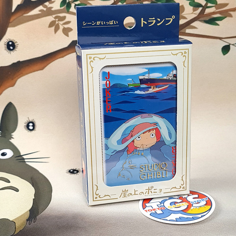 Ponyo On A Cliff Trump Card Game (Jeu de Cartes) Ghibli/Ensky Japan New Ponyo Sur La Falaise