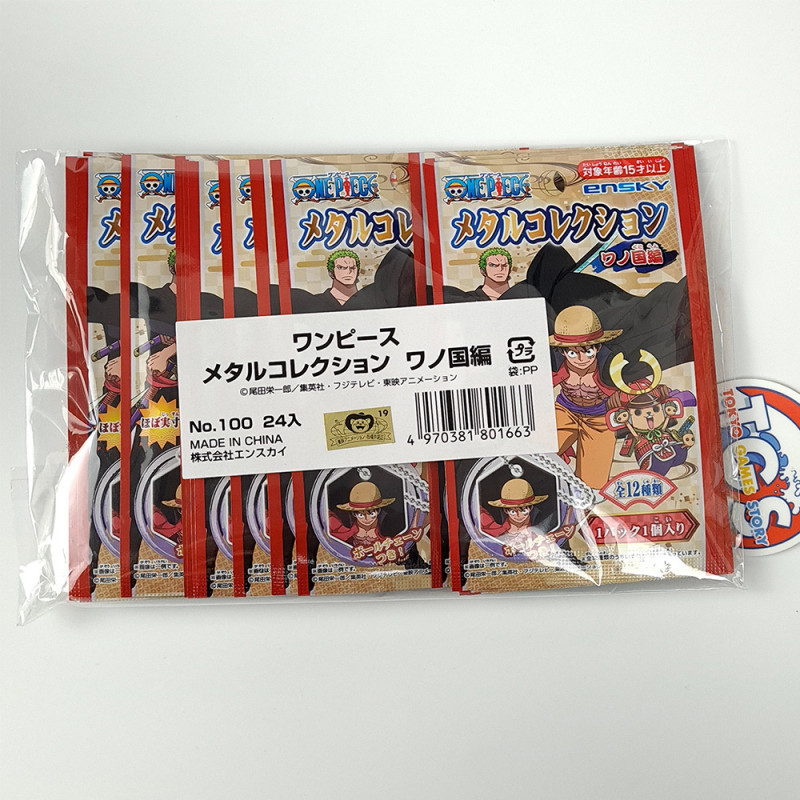 One Piece Metal Keychains Collection Wano Edition 24 Pieces Japan New