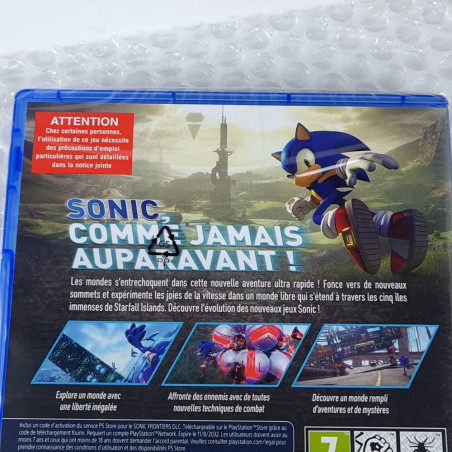 Sonic Frontiers PS4 FR Physical Game In EN-FR-DE-ES-IT-PT-JP New SEGA Platform