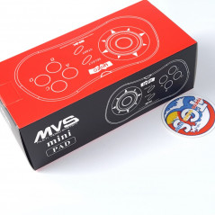 MVS MINI PAD COMPATIBLE WITH NEO GEO MINI - SNK (RED) New (Controller/Manette)