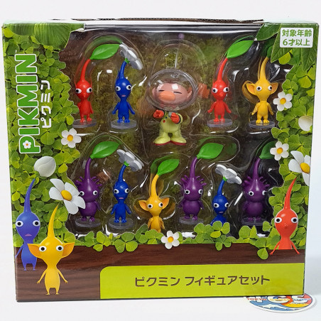 Pikmin And Olimar Set Figure / Figurine Japan New Sanei Nintendo