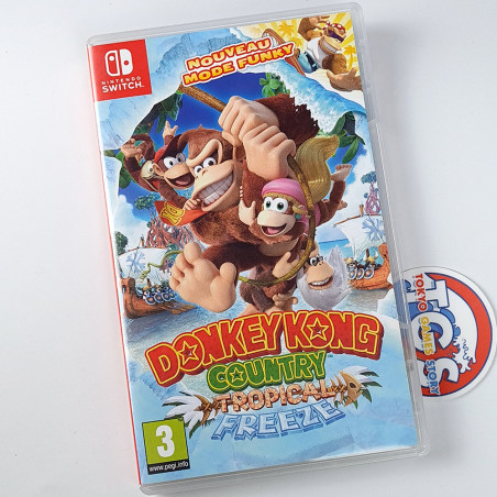 Donkey Kong Country: Tropical Freeze Switch FR Physical Game In EN-FR-DE-ES-IT-JP