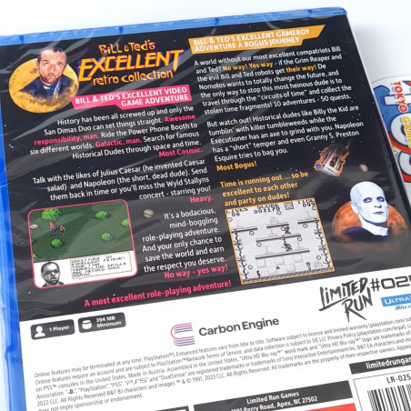 Bill & Ted's Excellent Retro Collection PS5 Limited Run LRG025 Games New