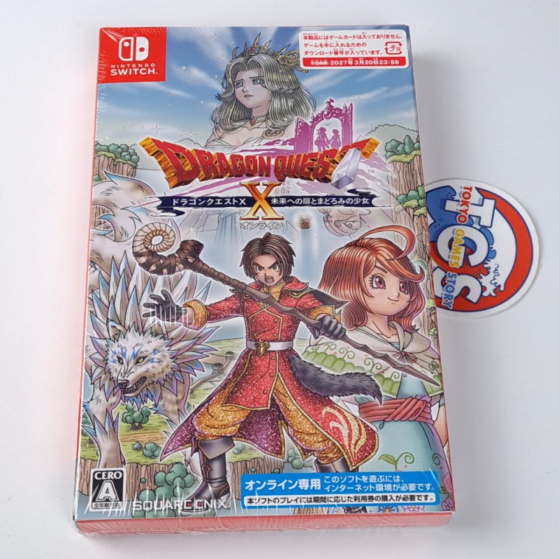 Dragon Quest X Online: The Door to the Future and the ... (Code in a Box) Switch Japan New