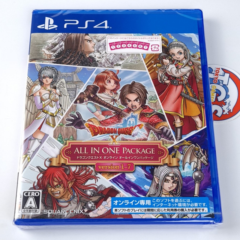 Dragon Quest X Online All-In-One Package Version (1-7) PS4 (CD+DLC in a Box)New