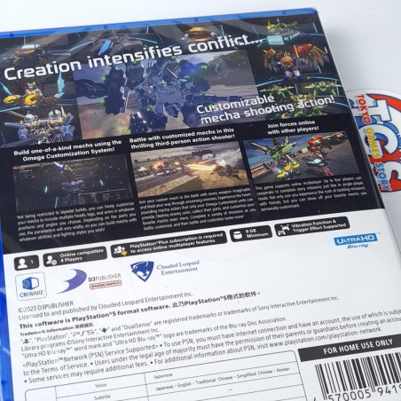 Custom Mech Wars PS5 Asian Game in ENGLISH New (Third Person Shooting)