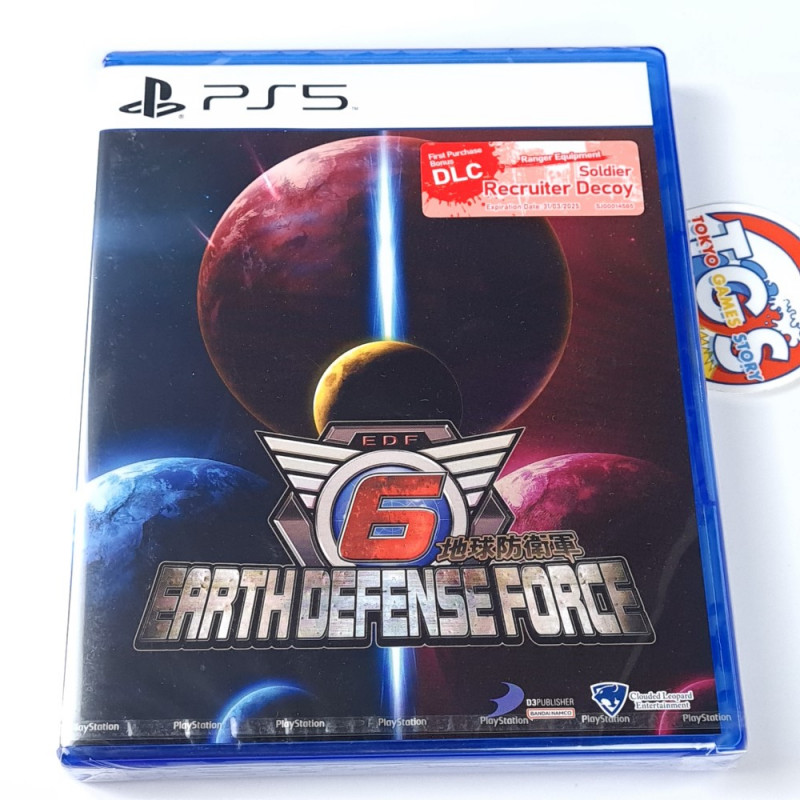 Earth Defense Force 6 PS5 Asian Game in ENGLISH New (Third Person Shooting)