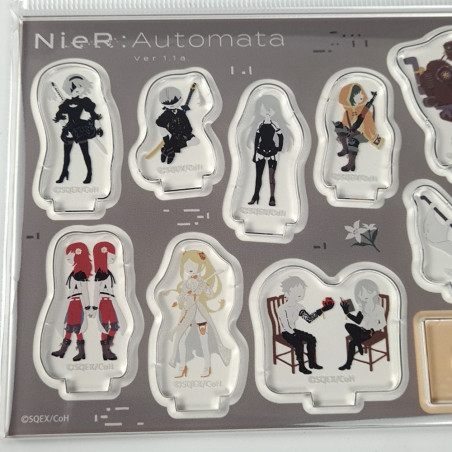 NieR: Automata ver 1.1a Acrylic Stand Set (9 Stands) Japan New Square Enix