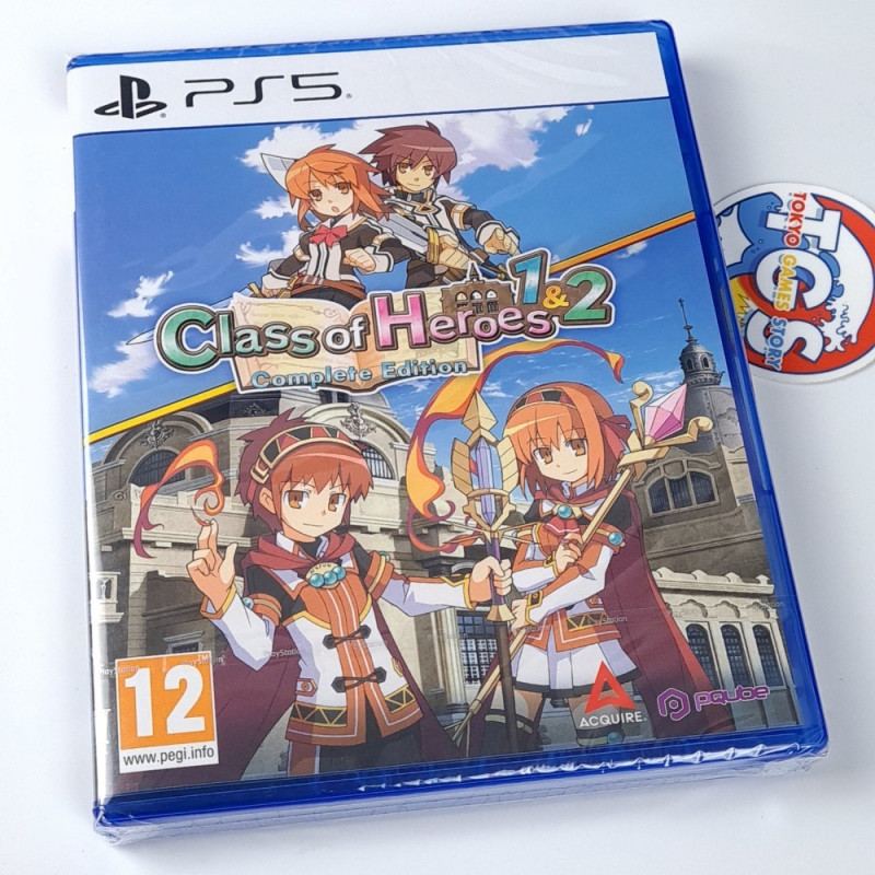Class Of Heroes 1&2 Complete Edition PS5 EU Physical Game (English/J-RPG) NEW
