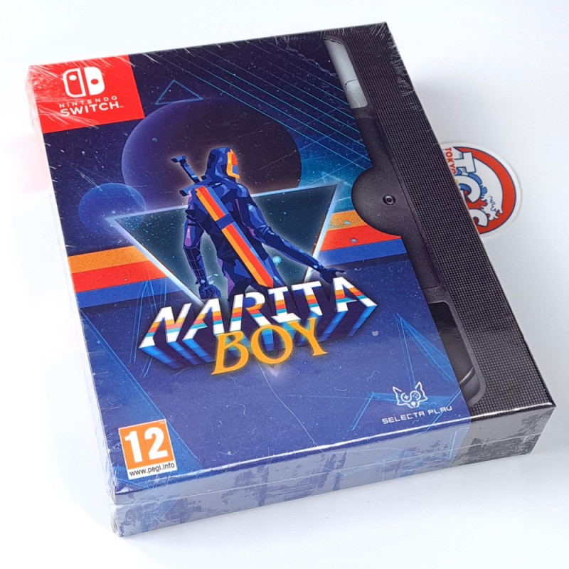 Narita Boy Collector Edition VHS SWITCH EU Game In FR-ES-JP-EN-DE-PT-RU-KO (Action) New