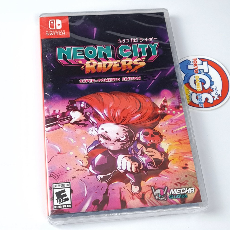 Neon City Riders SWITCH (Multi-Language/Action-Adventure) Limited Run/Mecha Studios NEW