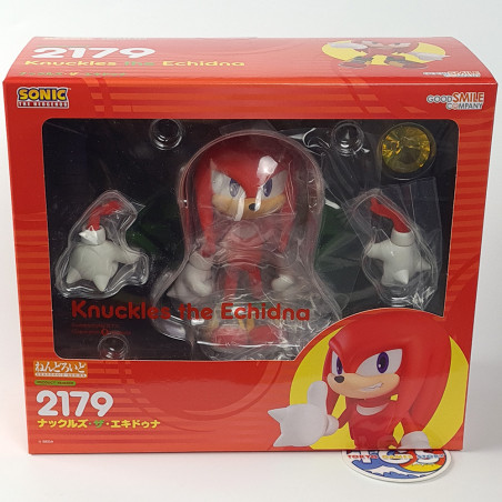 Nendoroid No.2179 Sonic The Hedgehog: Knuckles The Echidna Figure Japan New Figurine Good Smile Company
