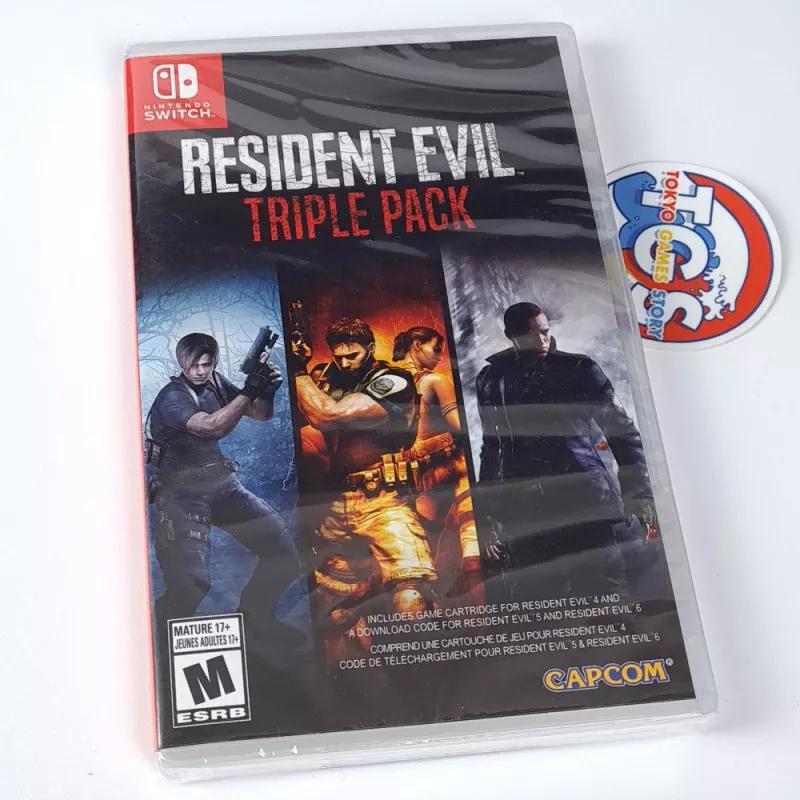 Resident Evil Triple Pack Switch US Game In Multilanguage Ver.NEW CAPCOM  Survival Horror 0013388410132 Nintendo