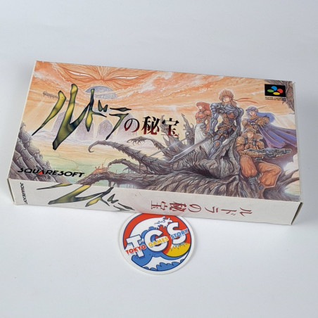Rudora no Hihou Rudra's Treasure Super Famicom Japan Game Nintendo SFC RPG SquareSoft 1996 SHVC-P-AORJ