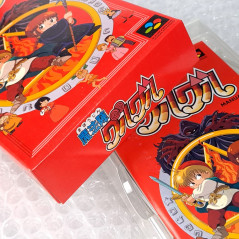 Mahoujin Guru Guru (TBE+Reg.Card) Super Famicom Japan Game Nintendo SFC Enix 1995