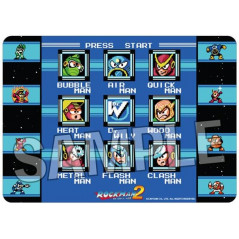 Rockman 2 Illustrated Play & Mouse Mat NT (Select Stage) Japan New Mega Man