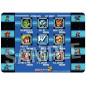 Rockman 2 Illustrated Play & Mouse Mat NT (Select Stage) Japan New Mega Man