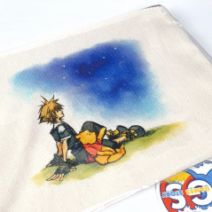 Kingdom Hearts II Canvas Pouch 100 Acre Wood Sora And Winnie-the-Pooh Japan New